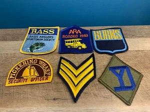 NEU PAKET mit 6 BESTICKTEN PATCHES LOGO PATCH (C) - Bild 1 von 3