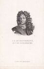 Francois-Henry de Montmorency-Luxembourg French general Portrait gravure