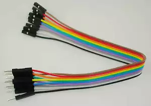 10 Dupont Prototype Cable Male/Female Macho/Hembra 200mm Arduino - Imagen 1 de 1
