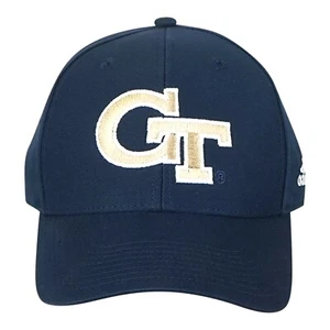 Georgia Tech NCAA adidas Unisex Navy Blue Adkustable Hat - Picture 1 of 3