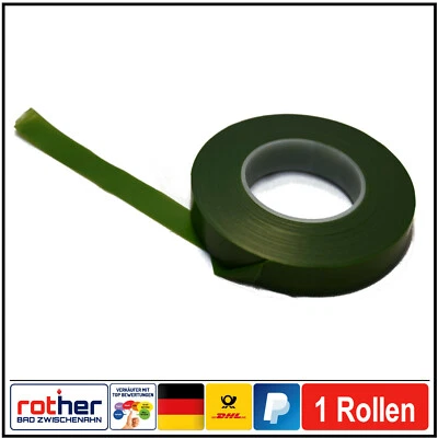 H&R 1x Parafilm Stem Wrap Kautschukband Blumenbindetape Tape grün 13mm 27,5m Rolle
