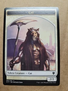 MTG {Cat Rat Token} Commander 2017 C17 LP Magic White Black BULK DISCOUNT - Picture 1 of 2