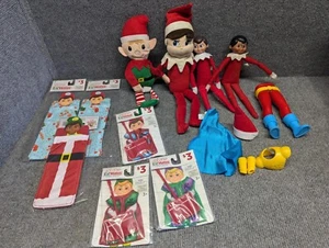 Vintage Elf on a Shelf LOT - as shown parts pieces - snow shovel - HERO - etc - Picture 1 of 7