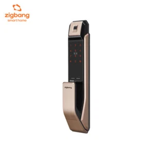 SAMSUNG zigbang SHP-P71 Keyless Digital Push Pull Doorlock Fingerprint Exp Ship - Picture 1 of 9