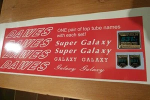 DAWES GALAXY/SUPER Galaxy Aufkleber. Komplettset inkl. 531 - fantastisch - Bild 1 von 1