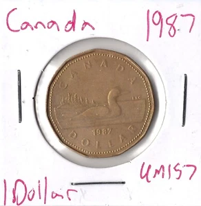 Moneda Canadá 1 dólar 1987 KM157 - Imagen 1 de 1