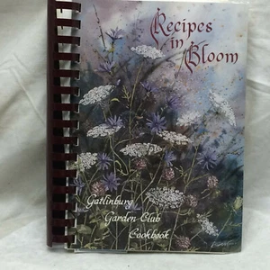 Libro de cocina Recetas en flor Gatlinburg Garden Club años 80 - Imagen 1 de 11