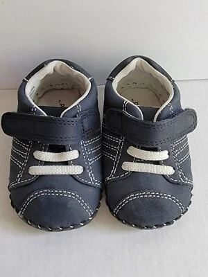Baby Boy Pediped Sneakers Brown Orig. $45 sizes 6-12 months - Imagem 1 de 4