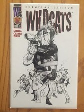 WILDCATS #1 DYNAMIC FORCES EXCLUSIVE ALTERNATE COVER EUROPEAN EDITION WITH COA
