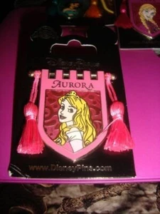 Sleeping Beauty Tasseled Disney Pin on Original Card - Picture 1 of 2