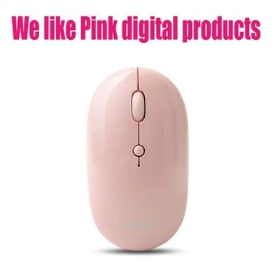 iRiver Pink Bluetooth Moues C-TYPE Rechargeable wireless Mouse Free Shipping - Image 1 of 4