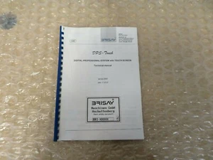 Brisay DPS-Touch Digital-Professional-System Technical Manual (19162) - Imagen 1 de 3