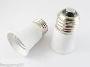 E26 to E26 Extend Base LED Halogen CFL Light Bulb Lamp Adapter Converter Holder - Picture 1 of 2