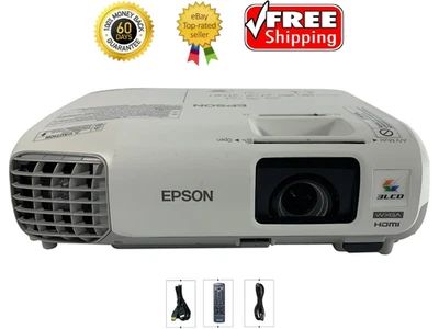 Epson PowerLite W17 3LCD Projector WXGA 2800 ANSI Conference Room 4k HDMI Bundle - Image 1 of 4