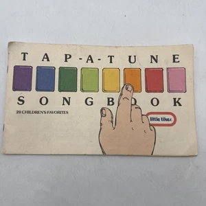 Vintage 1985 Little Tikes "Tap-A-Tune Songbook" 20 Children's Favorites USA  - Bild 1 von 17