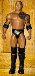 Figura de acción de lucha libre The Rock Dwayne Johnson 2011 WWE WWF DGM93 - Imagen 1 de 2