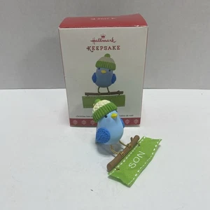 2017 Hallmark Keepsake Son Bluebird Ornament - Picture 1 of 5