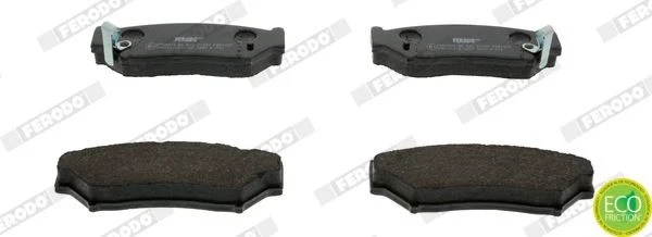 JEU DE 4 PLAQUETTES DE FREIN - Photo 1/1