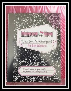 Monster High Spectra Vondergeist First Wave Tagebuch Buch Journal 2011 - Bild 1 von 3
