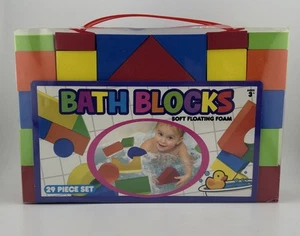 Blocchi da bagno in morbida schiuma galleggiante - set 29 pezzi - nuovi - Foto 1 di 3