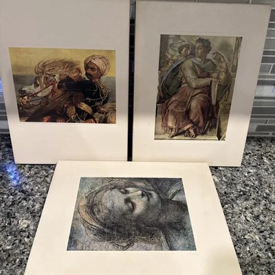 Time-Life Library of Art 📚 1966 Michelangelo Leonardo Delacroix Slip Book Mint - Image 1 of 4