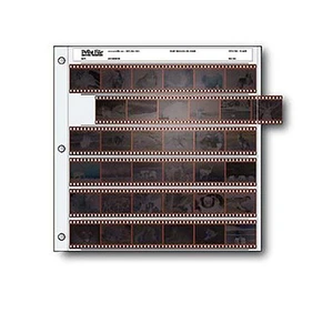 Archival 35mm Size Negative Pages Holds Six Strips of Six Frames, Pack of 25 - Picture 1 of 1
