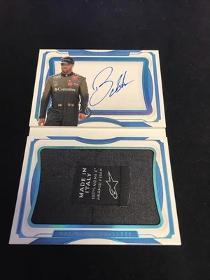 2022 National Treasures Bubba Wallace Firesuit Book Auto Alpinestar Tag #1/1 - Image 1 of 2