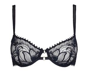 Huit 8 Paris Noir BH 32C Bügel Damen schwarz Spitze - Bild 1 von 7