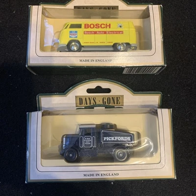 2 x Days Gone by Diecast Models by Lledo - Van And Lorry - Image 1 of 4