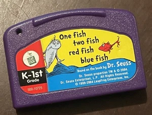 LeapFrog LeapPad One Fish Two Red Fish Blue Fish K-1st Cartridge ONLY See video - Picture 1 of 1