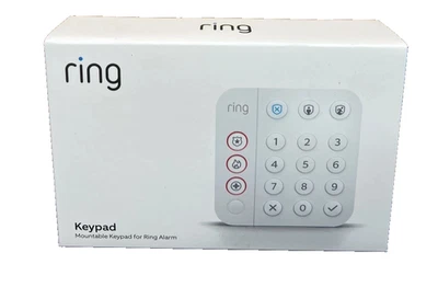 Ring Alarm Keypad (2nd Gen) with Adapter - White - Image 1 of 2
