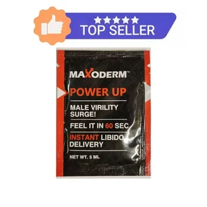 Maxoderm Power Up Male Virility Surge Instant Libido Boost power Fast Effect 5mL - Picture 1 of 12