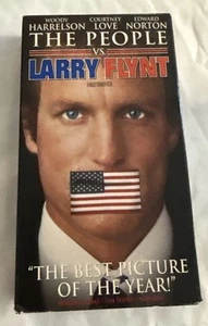 The People vs. Larry Flint 1996 VHS Biografie Drama Woody Harrelson - getestet - Bild 1 von 3