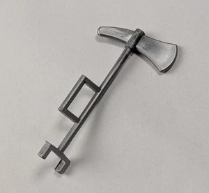 1986 Masters of the Universe MOTU Snout Spout Axe Weapon Accessory SILVER - Picture 1 of 1