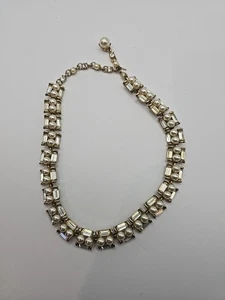 Collar vintage bogoff imitación perla con estrás - Imagen 1 de 4