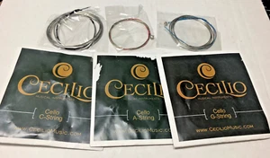 Cecilio 3 packs of Stainles Steel Violin Strings A-C-G string Cello Violin - Picture 1 of 1