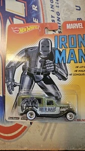 Hot Wheels  Marvel  2015 Iron Man  34 Dodge Delivery - Picture 1 of 4