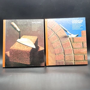 Time Life Books: Masonry 1976 Advanced Masonry 1982 Resource Teaching VTG Hardco - Picture 1 of 13