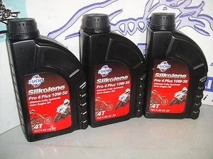 KIT 3LT SILKOLENE PRO 4 10W50 RACING 100% FULL SYNT ESTER - Imagen 1 de 1