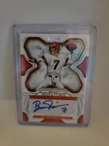 2022 National Treasures Boomer Esiason Auto 2/49 -203 - Picture 1 of 3