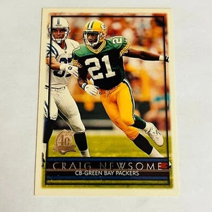 Topps NFL Fútbol 96 40 Aniversario #31 Craig Newsome - Imagen 1 de 2