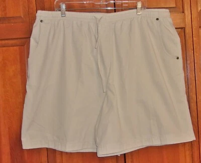 Pantalones Cortos Studio Works Mujer Beige Cintura Elástica Mezcla Algodón - 22W Foto 1 de 4