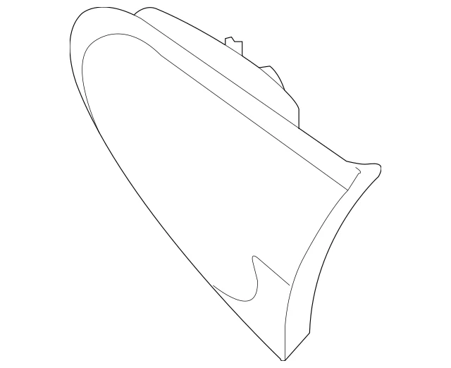 Pieza de lámpara trasera interior derecha original Jaguar XK XKR 2007-2009 # C2P3564 Foto 1 de 1