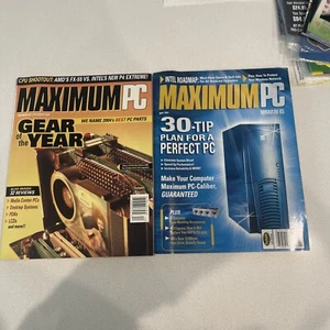 Maximum PC Magazine Lot Dec. 2004 Vol 9, No 12 & May 2003 Vol 8 No 5 - Picture 1 of 7