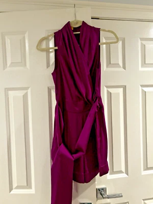 Catherine Malandrino Silk Shorts Jumpsuit/Size 2 Foto 1 de 4