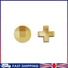 ~ Cross+Round Keycap for XBOX ONE ELITE Series 1/2 Controller Button (Gold)
