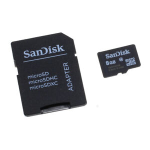 Speicherkarte SanDisk microSD 8GB f. Samsung GT-E2550 / E2550