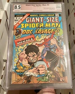 RIESIGE GRÖSSE SPIDER-MAN #3! PGX (nicht CGC SS) 8,5! SIGNIERT GERRY CONWAY! WOW! SELTEN! - Bild 1 von 10