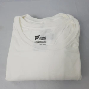 Hanes Comfort Soft Tagless White Undershirt T-Shirts Size 2X Set of 2 New Open - Picture 1 of 3