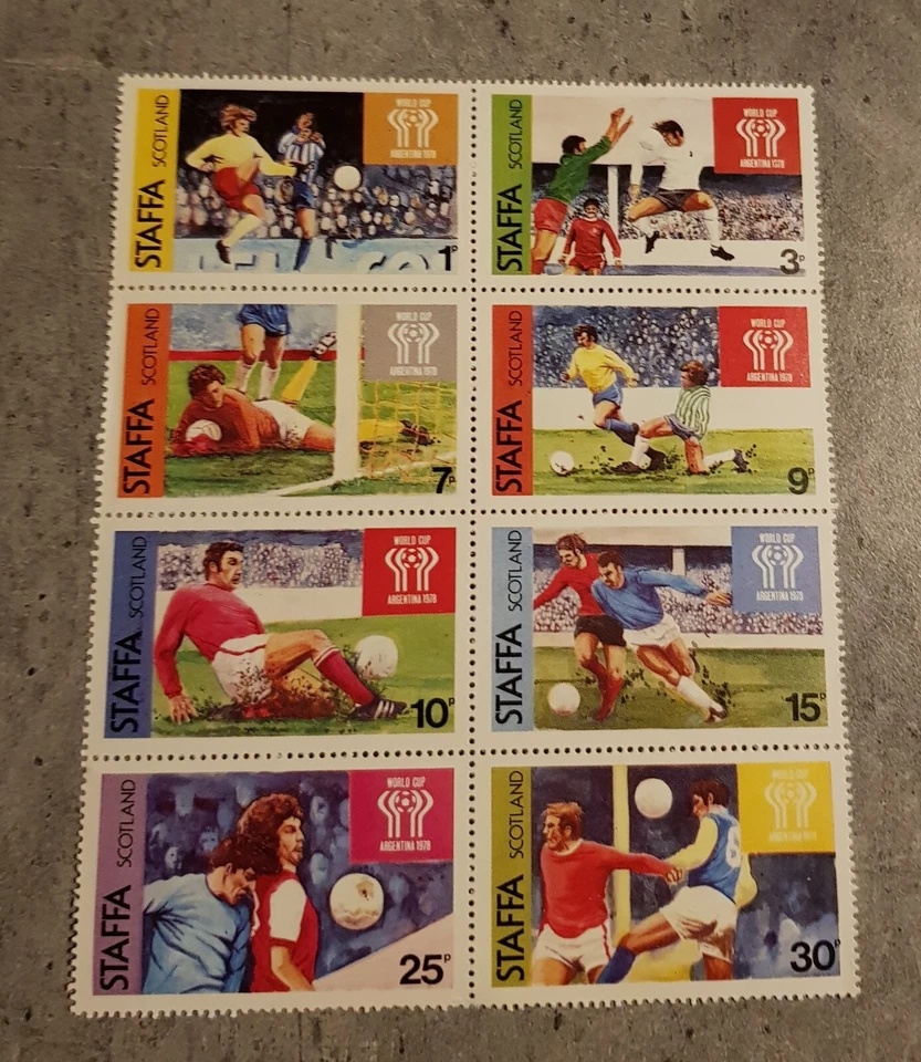 SCOTLAND SOCCER WORLD CUP ARGENTINA 1978 SET MNH - Image 1 of 1